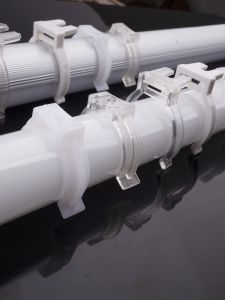 New Material T8 Fluorescent Lamp Tube Clip-On Connector Plastic Sunlight Lamp Holder Anti-Rust Light Bar Clamp Home Decor Lighting Source