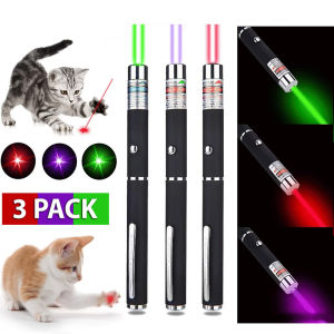 Mini Portable LED Green Redlight Laser Pointer Without Batteries LED Flashlight Laser pen Cat Interactive Scratching Play Toy