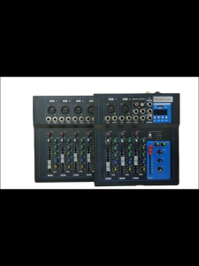 F4-USB Professional Audio Mixer 4-channel USB Sound Mixer SystemComputer Recording KTV Live 4-Channel Built-In EQ/Recording Suport Bluetooth USB