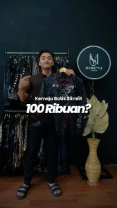 WOUBATIK - Kemeja Batik Sanggit Slimfit Lapis Furing KP 204