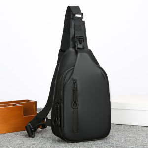 Outdoor sports mens bag crossbody bag mens chest bag fashionable and simple trendy shoulder bag small backpack