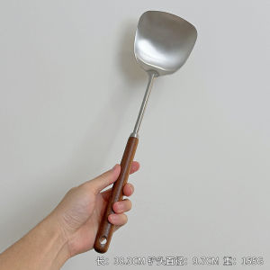 Export Order-Food Grade 316 Stainless Steel Spatula Small Wooden Handle Handle For Home Spatula Spatula/Spoon Suit Spatula