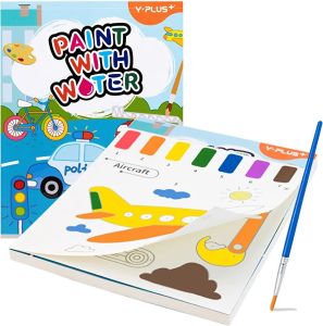 YPLUS Paint with Water Book for Toddler and kids / Water Coloring Paper