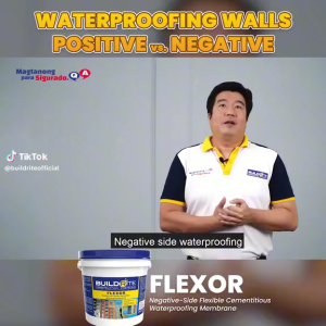 BUILDRITE BLOCKOUT FLEXOR - Negative Side Flexible Cementitious Waterproofing 2K (18kg & 5kg set)