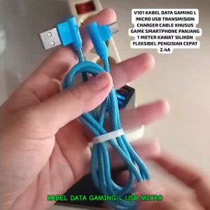 V101 Kabel Data Gaming L: Cable Data Transmission Charger Khusus Game Smartphone