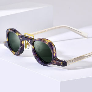 HEPIDEM Acetate Polarized Sunglasses Women Famous Brand Designer Retro Vintage Sun Glasses Men Japanese High-end Shades y2k 9175