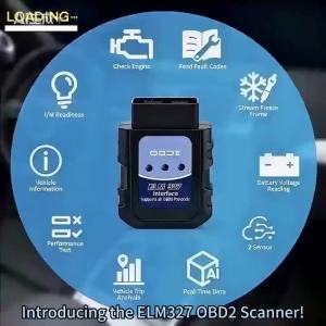 Công Cụ Chẩn Đoán Ô Tô Chuyên Nghiệp Máy Quét ELM327 Obd2 Bluetooth 5.0 Đầu Đọc Mã Cho Android/iOS Universal Fit