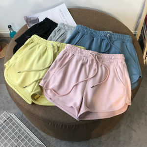 High Waist Wide Leg Short Pants Womens Sporty Yoga Casual Trousers Personality Class Uniform Loose Fit Korean Style Summer Shorts