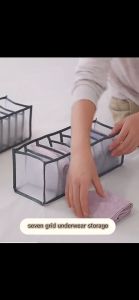 DuduMart Clothes Storage Box Wardrobe Foldable Organizer Drawer Wardrobe T-Shirt Underwear Socks