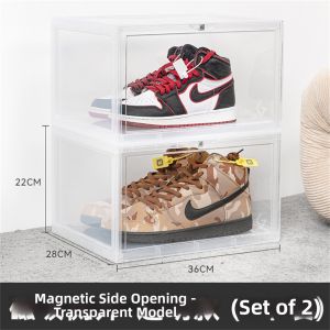 GOTO | Foldable Transparent Plastic Shoe Organizer