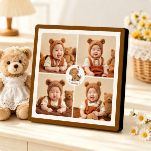 YOULEMEI | Custom Children Photo Frame Four Grid
