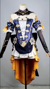 KOIMONO Navia Genshin Impact Default Costume Cosplay Acc Set / Kostum Cosplay Navia Genshin Impact