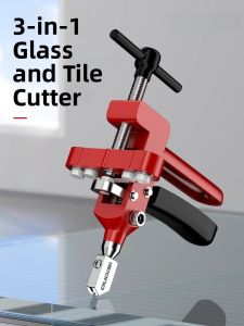 Three-In-One Diamond Handheld Glass Cutter Tile Cutting Tool Thick Glass Slicer Multi-Functional World Opener Home Furniture
