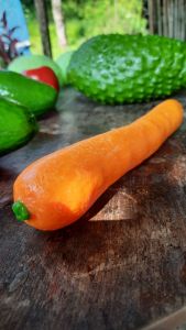 REPLIKA SAYUR WORTEL (1pcs) / WORTEL DEKORASI / WORTEL PAJANGAN / WORTEL MAINAN / WORTEL HIASAN / SAYUR PAJANGAN / SAYUR DEKORASI