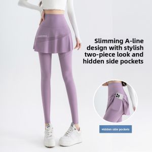 miiow | High Waist Yoga Pants Womens Bum Lifting Thin Summer New Style Casual Seven/Nine Points Length Polyurethane Elastic Fiber