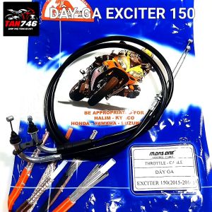 Dây ga cho EX150 TAIFA lắp xe Exciter 150 hãng Ya loại dây ga đôi lắp như dây zin.