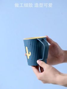 Gelas Cangkir Kumur Tempat SIkat Gigi Odol Kamar Mandi Warna Warni Kaktus Tebal Serbaguna