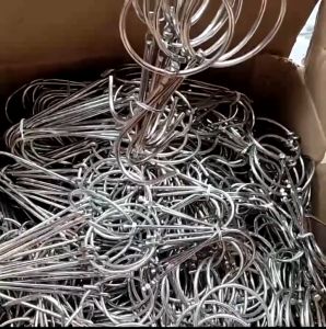 Móc treo thịt nướng gà vịt - Móc thịt đôi inox chắc chắn đầu được mài nhọn dễ dàng treo thịt