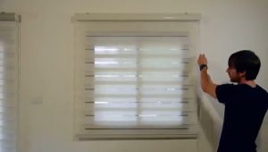 [HOMIE] Bidai Tingkap Modern Zebra Blind | Tirai | Blind Window | Curtain | Dapur | Roller | Roman 2 3 Panel
