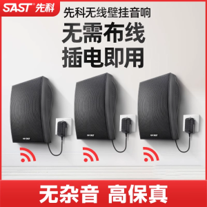 SAST Wireless Bluetooth Wall-Mounted Speaker for Restaurants And Meetings Heavy Bass Stereo Adjustable Mid-Low Bass China Made