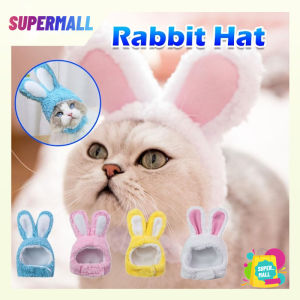 Cotton Cloth Bunny Hat For Cat Rabbit Ears Pet Cosplay Costumes for Dog Pet