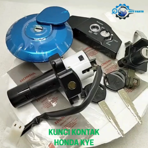 KUNCI KONTAK SET HONDA KYE MEGA PRO MONOSHOCK NEW + TUTUP TANGKI KUALITAS ORI KONCI KONTAK 1 SET