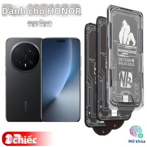 Bộ 3 Miếng Dán Bảo Vệ Màn Hình Kính Cường Lực Cho Honor Magic 8 7 200 400 Pro Lite X9c X8a X8B X8c X7A X7C X7D X6A X5B 4G 5G - Chống Trầy Xước Độ Nét Cao