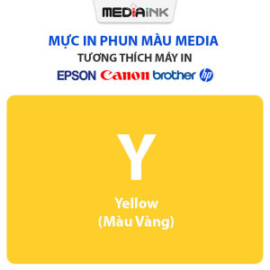 Mực In Phun Màu MEDIA Inkjet Tương Thích Máy In Brother Ink Tank Mực Dye (Gốc Nước) Chai Lớn 4 Màu Mực In In Brother Tương Thích Tiết Kiệm Chi Phí