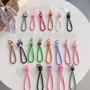 ส่งจากไทย มาใหม่ ซิลิโคนห้อยโทรศัทพ์ หูฟัง ลายการ์ตูนน่ารัก สำหรับเคสทุกรุ่น สายคล้องมือ ที่จับมือถือ แหวนโทรศัทพ์แผ่นแป