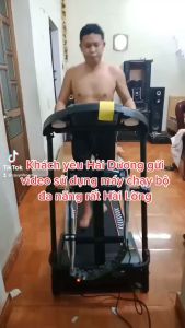 Máy chạy bộ điện tại nhà Máy chạy bộ đa năng tặng kèm máy đánh mỡ bụng có thể gấp gọn khung thép tĩnh điện có loa bluetooth thanh nâng thủy lực - Bảo hành 5 năm