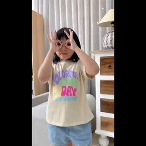 Smilee Crop Top Fun Mineral Atasan Anak Perempuan Junior 2 sampai 10 Tahun Baju Kaos