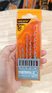 TOOLMAK Mata Bor Multi 5PCS Multi-function Glass  Drill set TMK19909