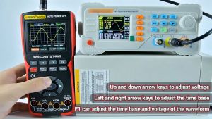 ออสซิลโลสโคปมัลติมิเตอร์ 2.8 นิ้ว IPS มุมมองแบบเต็มหน้าจอสี เก็บชุดออสซิลโลสโคปเครื่องทดสอบแรงดันไฟฟ้า AC/DC สำหรับการทดสอบไดโอดต้านทานแรงดันไฟฟ้าปัจจุบัน