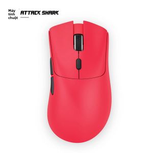 Chuột Chơi Game Không Dây Bluetooth ATTACK SHARK R1 1000Hz 18000dpi PAW3311 Kết Nối Ba Chế Độ 6 Nút Chức Năng Macro Dành Cho Esports