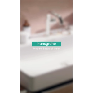 hansgrohe Tecturis S ก๊อกผสมอ่างล้างหน้าแบบก้านโยก 110 มม. รุ่น Fine พร้อมฟังก์ชัน CoolStart EcoSmart+ และสะดืออ่างแบบ Push-open รุ่น HG73320000