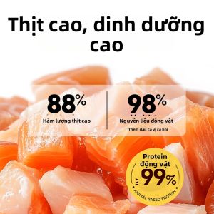 Wanpy | Pate Mèo Sữa Dê Cao Cấp Cấp Nước Hỗ Trợ Tiêu Hóa Cho Mèo Con & Mèo Trưởng Thành (Hộp 40g)