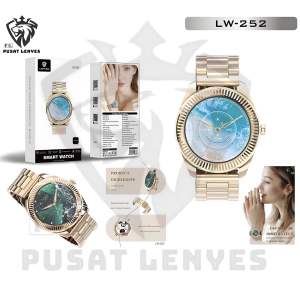 LW252 - Jam Tangan LENYES LW-252 1.19" Amoled Screen Smart Watch Sport Health Monitoring Wireless Magnetic Smartwatch Touch Screen Jam Tangan