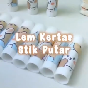 Glue Stick Fancy Lem Batang 10g Excellent Adhesive Perekat Serbaguna Lem Kertas