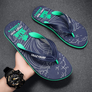 Flip Flops Mens Summer Outwear Vietnam Slippers Mens Teenagers Outdoor Non-Slip Lightweight Summer Beach Flip-Flops
