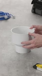 PVC DWV Reducing Coupling Increaser Reducer DWV (Drain Waste and Vent) Duct Reducer 6 to 4 inch Air Duct Adapter HAVC Pipe Connector for Inline Ventilation System Ppr fittings plain Coupling coupling Reducer PVC reducer Reduced diameter Direct drainage