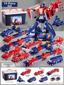 PALONG | Educational Construction and Transformative Engineering Car Robot Toy For Boys Aged 3-6