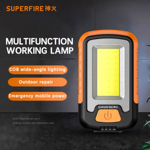 SUPERFIRE Work Light Portable Magnet Torchlight Rechargeable  Emergency Light Auto Repair Machine Maintenance Led Super Bright Camping Light G25