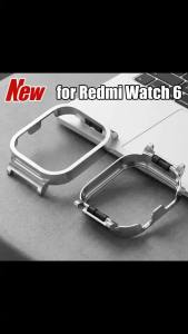 Vỏ Bảo Vệ Tai Bằng Khung Kim Loại Tương Thích Với Redmi Watch 6 Vỏ Bảo Vệ Dây Đeo Cổ Tay Có Thể Thay Thế Phụ Kiện Đồng Hồ