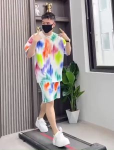 ĐỒ BỘ THỂ THAO SƠN SET ĐỒ BỘ THỂ THAO ĐỒ BỘ TẬP GYM MANG Ở NHÀ VÀ ĐI CHƠI ĐỒ BỘ NAM PHONG CÁCH SÀNH ĐIỆU - DUBAI FASHION