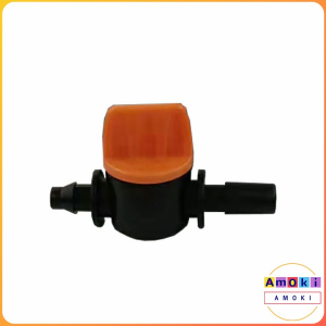 Amoki Mini Valve For 4/7mm Hose Irrigation Water Flow Control Valve With Barb