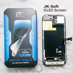 JK SOFT OLED Screen LCD For iPhone XS 11 12 13 14 15 16 17 Plus Pro Max LCD Display Touch Screen Digitizer Assembly Replacement