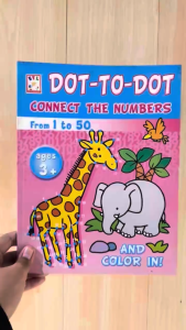 Dot-To-Dot Connect the Numbers From 1 - 50