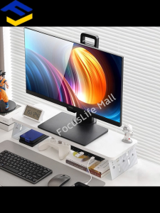 ที่วางจอคอม รองรับหลายอุปกรณ์ USB รับได้ ที่วางมอนิเตอร์ จัดระเบียบเดสก์ท็อป ชั้นวางจอคอม