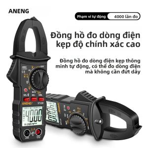 Kìm Đo Dòng Điện Xoay Chiều ANENG ST180 4000 Đếm Ampe Kế Kỹ Thuật Số Máy Đo Điện Áp Đo Dòng Điện Ô Tô Tần Số Điện Dung NCV Ohm Dụng Cụ Điện Cho Việc Tự Sửa Chữa Điện
