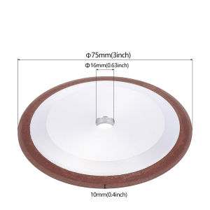 SIFANG 75/100/125/150mm Diamond Grinding Wheel Resin Circular Disc for Carbide Metal Tungsten Steel Milling Cutter Grinding Tool